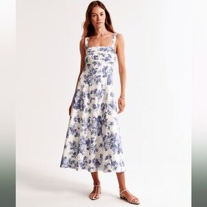 The A&F Emerson Fit & Flare Midi Dress